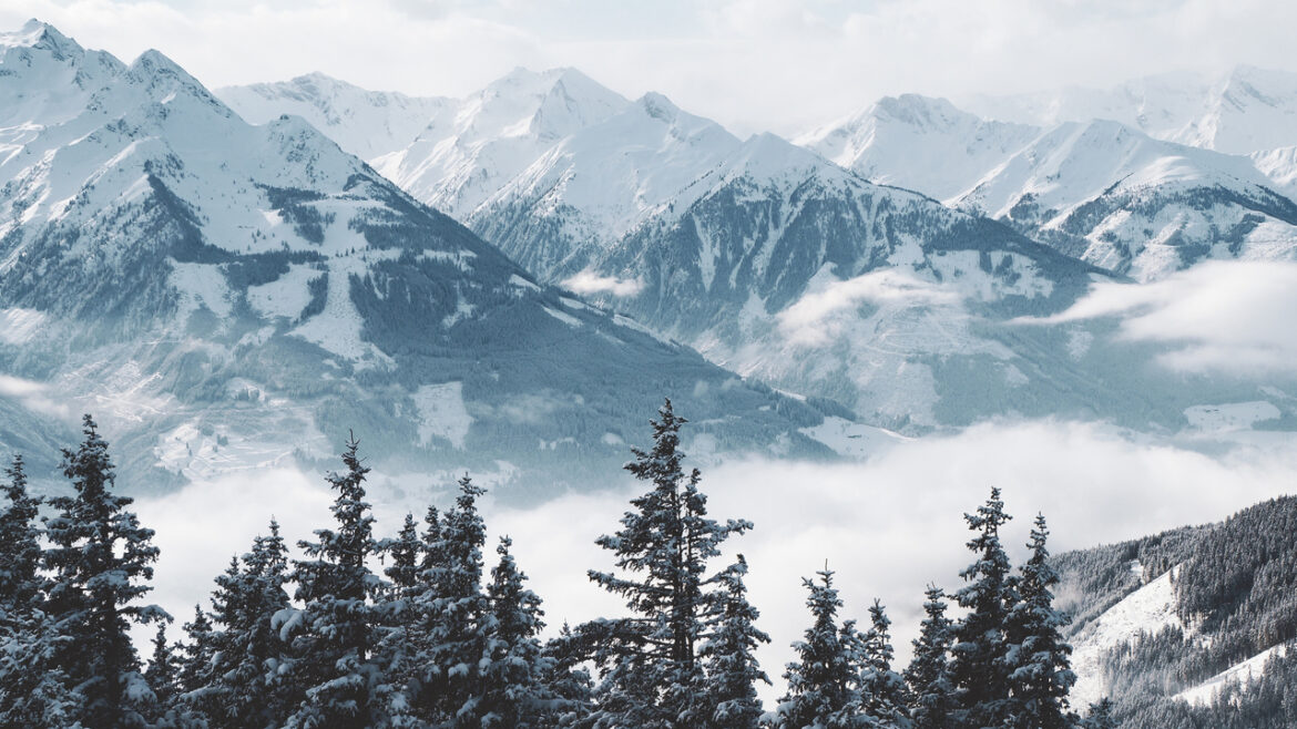 Capturing Winter’s Majesty Snowy Mountain